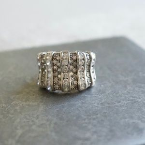 Cubic Zirconia Sterling Silver Ring